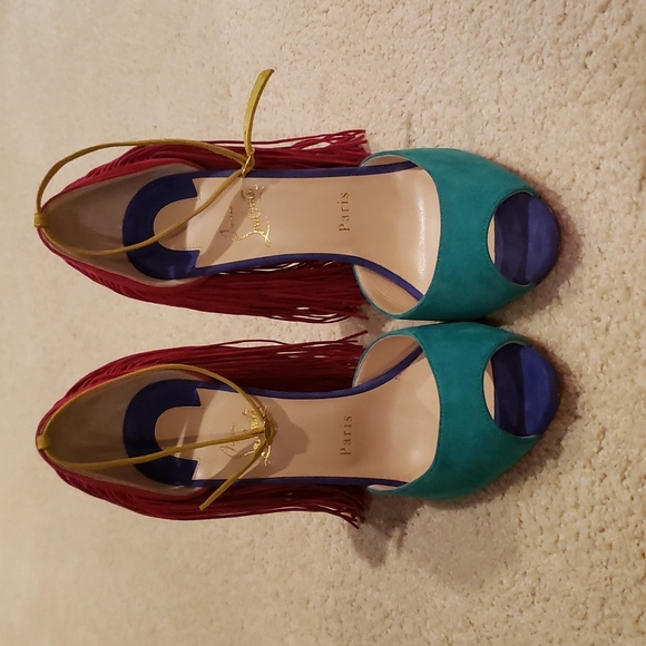 Christian Louboutin Shoes - Christian Louboutin size 40 color multi 100% Authentic